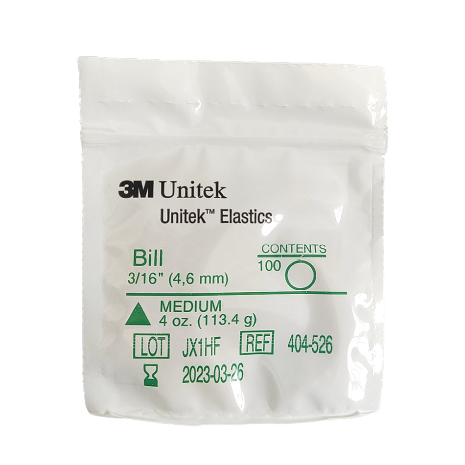 3M 正畸橡皮圈(4盎司)100粒*5袋/包 3/16# 404-526
