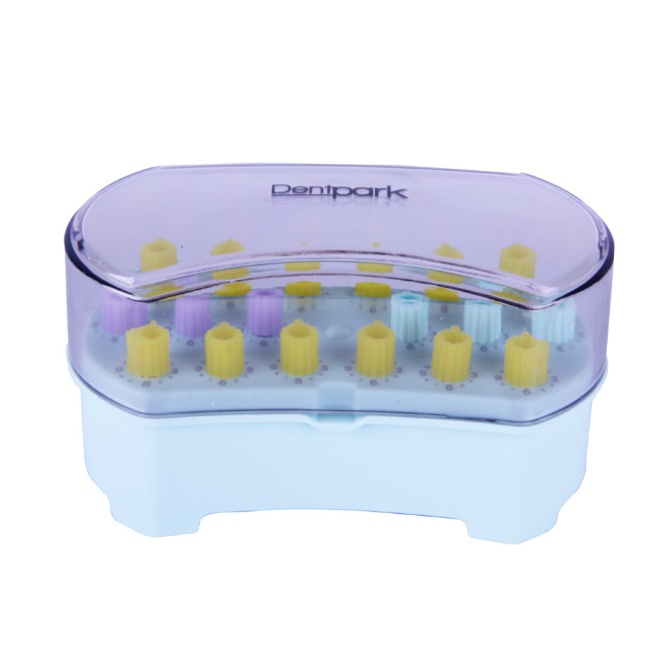 牙医公园/恒新 根管锉记数消毒盒 112mm*53mm*70mm 1个/盒 白色
