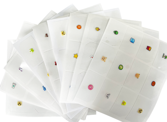 斯迈尔/SupSmile 透明保持器贴纸/牙套贴纸 12图/片,9片/包