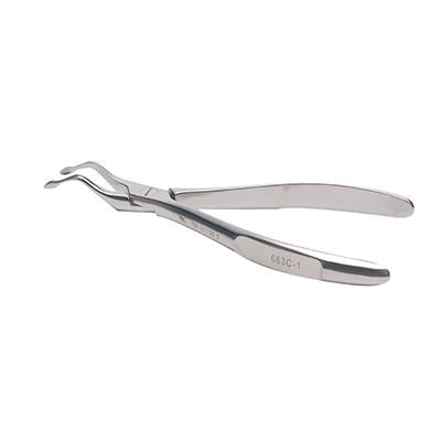 天天/天美 牙根尖拔出套装(拔牙钳*2+拔牙刀/挺*1)带器械盒 600-100