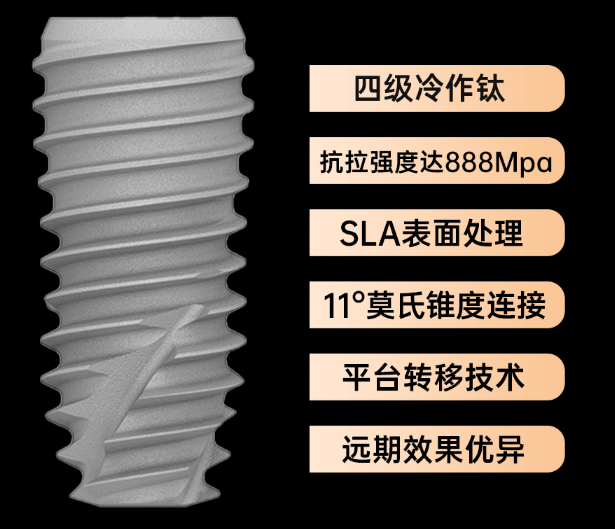 韩一 锥形种植体/韩国进口 S3808