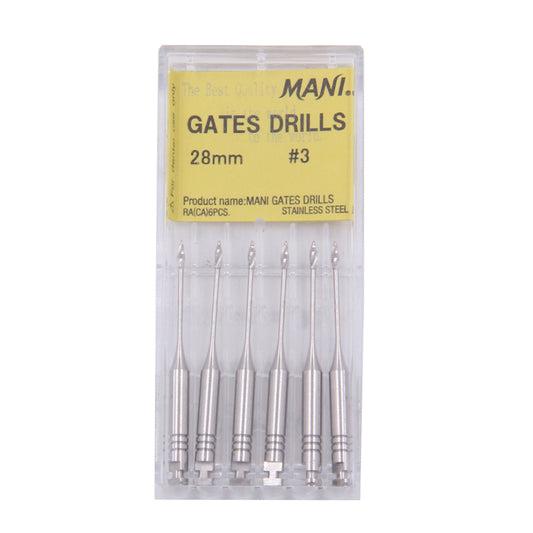 马尼/MANI G钻 6支/板 1# 28mm