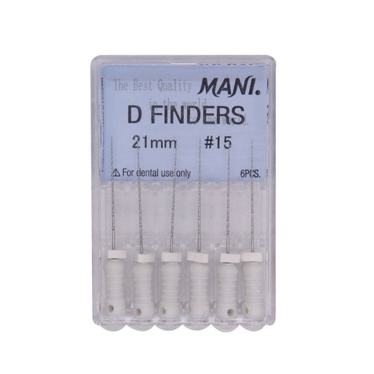 马尼/MANI D型根管疏通锉/钙化疏通/根管锉 6支/盒 21mm #08