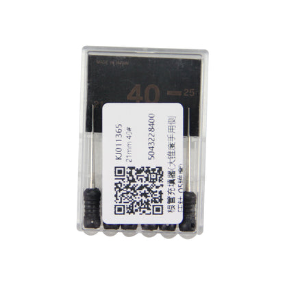 马尼/MANI 根管充填器/侧方加压器/牙胶尖扩充针 05锥度 6支/盒 21mm 15#