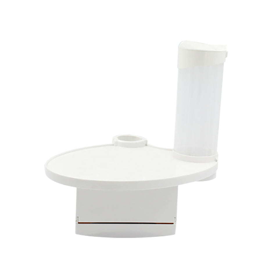 齿恒 三合一牙椅置物盘 白色 适用45mm直径