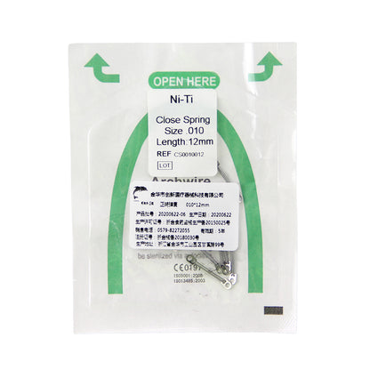 柯帝夫 正畸弹簧/镍钛拉簧 010*12MM