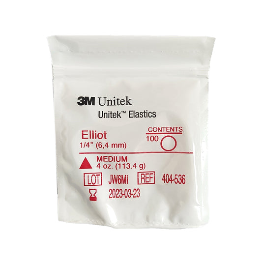 3M 正畸橡皮圈（4盎司）100粒*5袋/包 3/16# 404-526