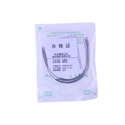 三比正畸/3B 热激活镍钛方丝（方圆形）10根/包 0.014*0.025上