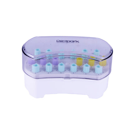 牙医公园/恒新 根管锉记数消毒盒 112mm*53mm*70mm 1个/盒 白色