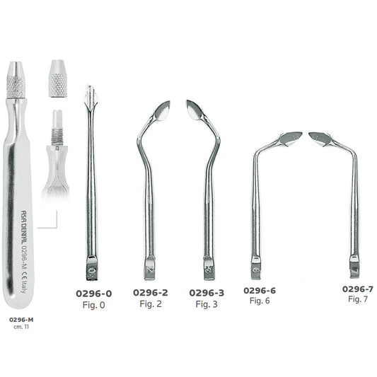 安萨/ASA 骨膜分离器/牙龈分离器/韧带切开器 0296-3