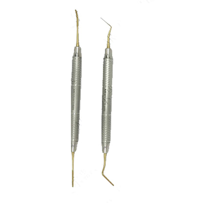 艾尔/AR 微创拔牙 牙龈分离器 （金色弹性工作端） 弯，75-524