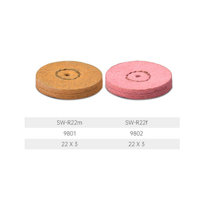 德国EVE 义齿基托上亮布轮（无需抛光膏）补充装10支/袋 9801