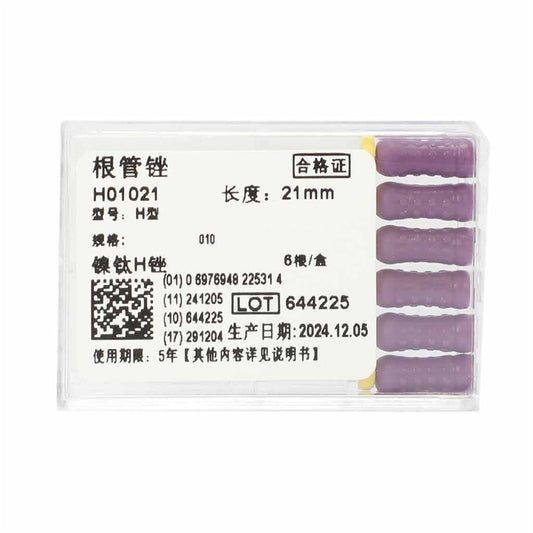埃蒙迪 根管锉/i-Flex镍钛手用H锉 6根/盒 21mm 08#/.02
