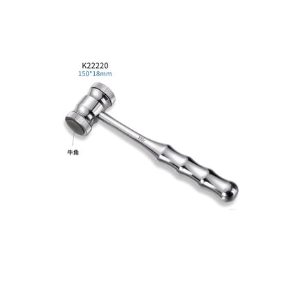 YYDMI 牙骨锤 150mm 二头角片 金属柄