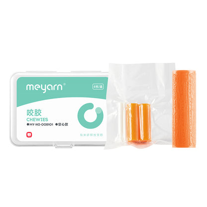 Meyarn/米妍 咬胶 (空心款) 4枚/盒 香橙