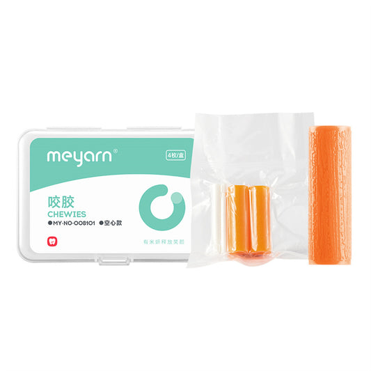 Meyarn/米妍 咬胶 (空心款) 4枚/盒 香橙