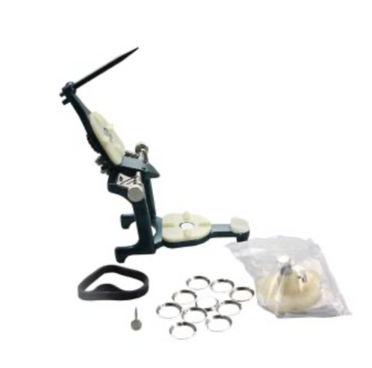 山八 平均值咬合器（绿色，带咬合平面板）咬合架