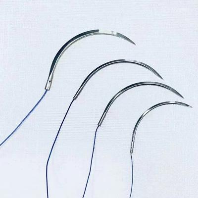 帝福/贝朗 可吸收外科缝线 带线缝合针 36包/盒 C0068220 紫色; 4/0; 45厘米; 3/8; 弧角针; 19