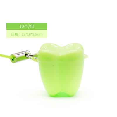 武汉金光 彩色乳牙盒 10个/包 绿色