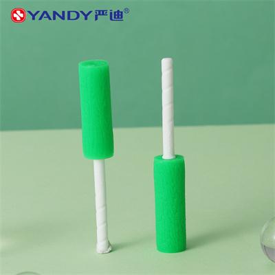 严迪/YANDY 咬胶 绿色 2枚 YD-002 圆柱款