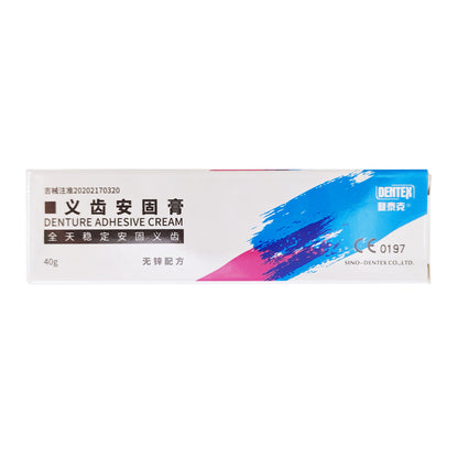 登泰克/DENTEX 义齿安固膏 40g/管 单位：盒 每箱：200盒