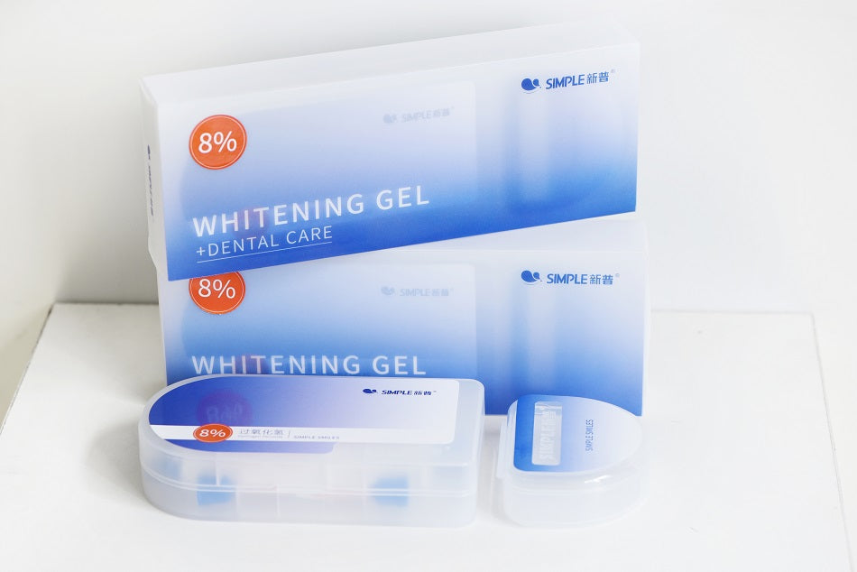 SIMPLE新普 牙齿漂白剂 SP-8型 3支/盒 牙齿美白家庭套装 2.0ml/支