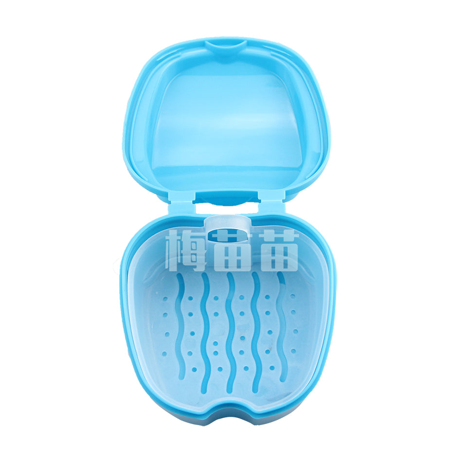 中皓康 假牙清洁盒/义齿清洁盒（带网筛） 欧式（白色凹形）